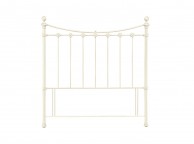 Bentley Designs Alice 5ft Kingsize White Metal Headboard Thumbnail