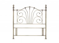 Bentley Rebecca 5ft Kingsize Brass Metal Headboard Thumbnail