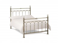 Bentley Designs Krystal 4ft6 Double Antique Brass Finish Metal Bed Frame Thumbnail