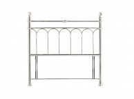 Bentley Designs Krystal 4ft6 Double Chrome Metal Headboard Thumbnail