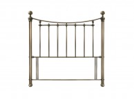 Bentley Designs Isabelle 4ft6 Double Brass Metal Headboard Thumbnail