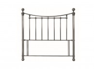 Bentley Designs Isabelle 4ft6 Double Nickel Metal Headboard Thumbnail