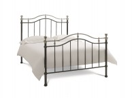 Bentley Designs Chloe 4ft6 Double Black Nickel Metal Bed Frame Thumbnail