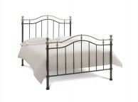 Bentley Designs Chloe 4ft6 Double Black Nickel Metal Bed Frame Thumbnail