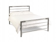 Bentley Designs Urban 4ft Small Double Chrome Metal Bed Frame Thumbnail