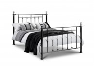 Julian Bowen Marquis 4ft6 Double Black Nickel Metal Bed Frame Thumbnail