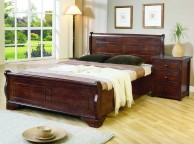 Joseph Louis 4ft Small Double Wooden Bed Frame Thumbnail