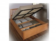 Flintshire Pentre 5ft Kingsize Oak Finish Ottoman Bed Thumbnail