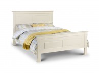 Julian Bowen La Rochelle Stone White 5ft Kingsize Wooden Bed Thumbnail