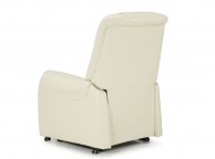Serene Alta Cream Faux Leather Rise And Recline Chair Thumbnail