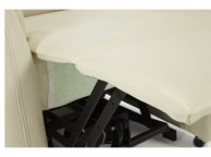 Serene Alta Cream Faux Leather Rise And Recline Chair Thumbnail