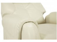 Serene Alta Cream Faux Leather Rise And Recline Chair Thumbnail