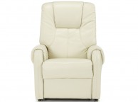 Serene Alta Cream Faux Leather Rise And Recline Chair Thumbnail