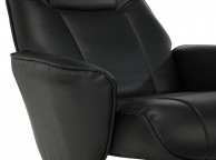 Serene Bergen Black Faux Leather Recliner Chair Thumbnail