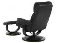 Serene Horten Black Faux Leather Recliner Chair Thumbnail