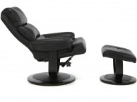 Serene Horten Black Faux Leather Recliner Chair Thumbnail