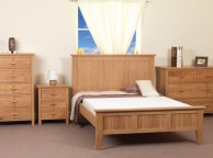 Sweet Dreams Robin 4ft 6 Double Bed Frame in Oak Thumbnail
