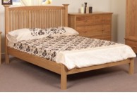 Sweet Dreams Wren 4ft6 Double Bed Frame in Oak Thumbnail