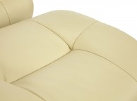 Serene Moss Cream Faux Leather Recliner Chair Thumbnail