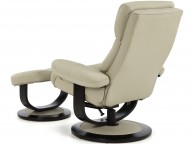 Serene Risor Taupe Bonded Leather Recliner Chair Thumbnail