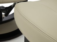 Serene Risor Taupe Bonded Leather Recliner Chair Thumbnail