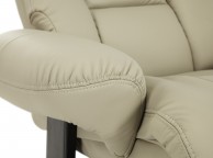 Serene Risor Taupe Bonded Leather Recliner Chair Thumbnail