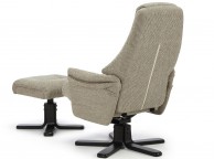 Serene Mysen Latte Fabric Recliner Chair Thumbnail
