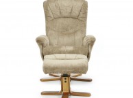 Serene Mandal Mink Fabric Recliner Chair Thumbnail