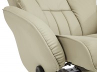 Serene Larvik Taupe Faux Leather Recliner Chair Thumbnail