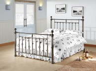 Time Living Alexander 5ft Kingsize Black Nickel Metal Bed Frame Thumbnail