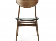 Serene Camden Walnut Finish Dining Chairs (Pair) Thumbnail