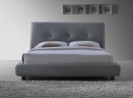 Time Living Sache 4ft6 Double Grey Fabric Bed Frame Thumbnail