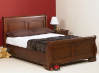 Sweet Dreams Jackdaw 4ft6 Double Mahogany Finish Wooden Bed Frame Thumbnail