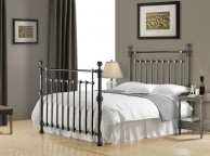 Time Living Edward 4ft6 Double Black Nickel Metal Bed Frame Thumbnail