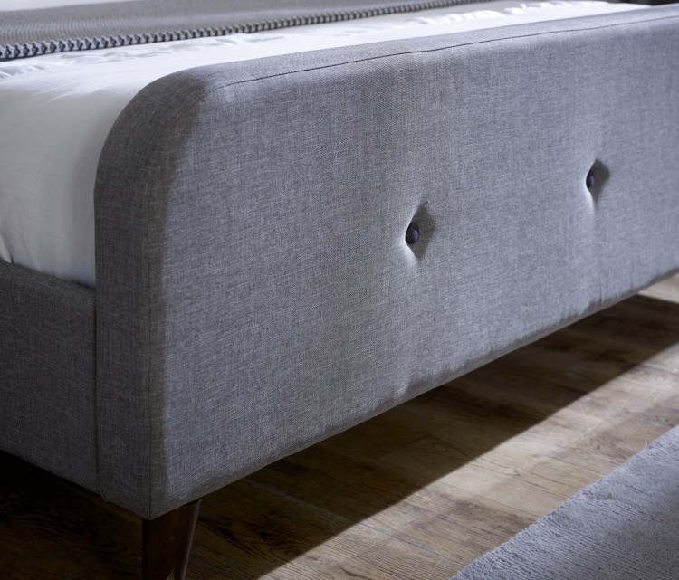 Limelight Tucana 4ft6 Double Grey Fabric Bed Frame by Limelight Beds