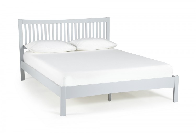 Serene Mya Grey 6ft Super Kingsize Wooden Bed Frame By Serene Mya Grey 4ft Small Double Wooden Bed Frame
