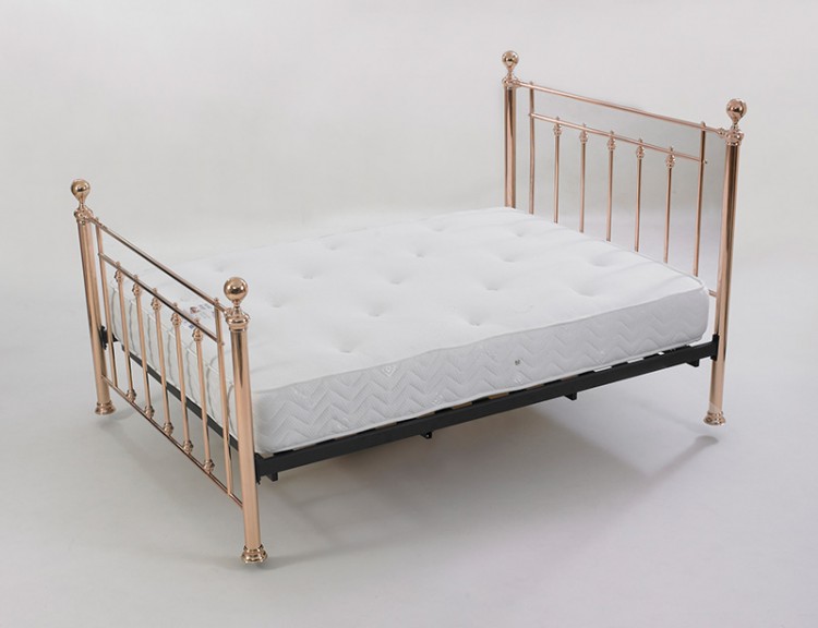 Limelight Libra 5ft Kingsize Rose Gold Metal Bed Frame By Beds Double Rose Gold Metal Bed Frame Limelight