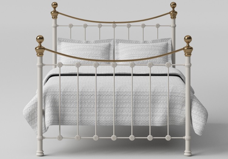 Obc Selkirk 3ft Single Glossy Ivory Metal Headboard By Original Obc Selkirk 3ft Single Glossy Ivory Metal Headboard