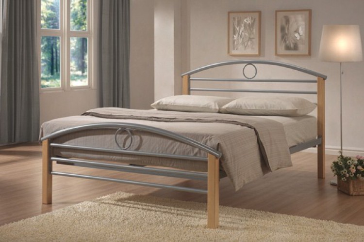 Silver Metal Bed Frame By Limelight Beds, Silver Metal Bed Frame Single