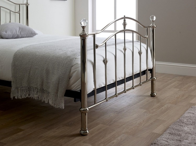 Limelight Callisto 5ft Kingsize Chrome Metal Bed Frame with Crystals by
