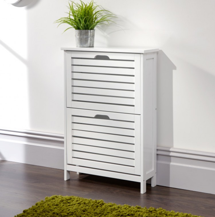 Bergen two online tier shoe cabinet