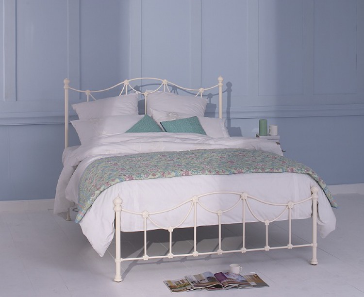 Adjustable Beds Reviews >> OBC Carie 4ft 6 Double Glossy Ivory Low Footend Metal Bed Frame by Original Bedstead Company Adjustable Beds Reviews >> OBC Carie 4ft 6 Double Glossy Ivory Low Footend Metal Bed Frame by Original Bedstead Company