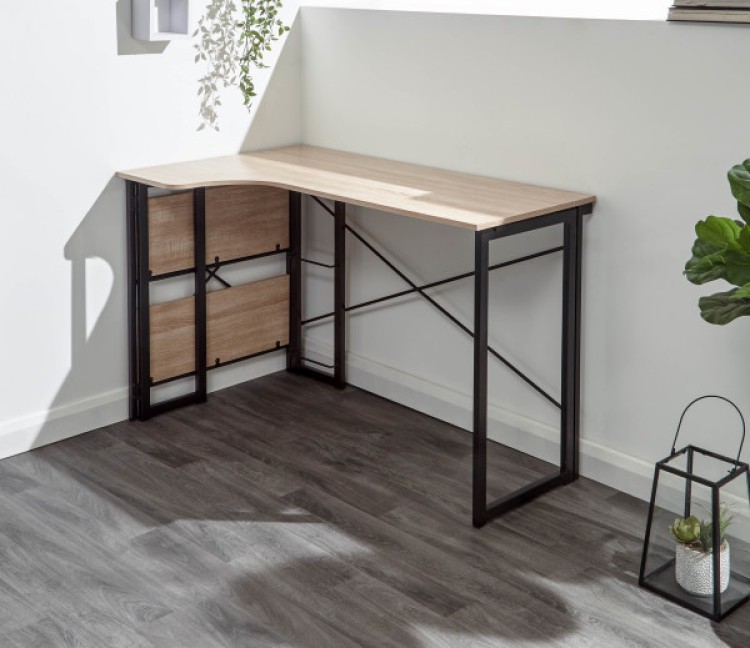 Fold out new arrivals corner desk
