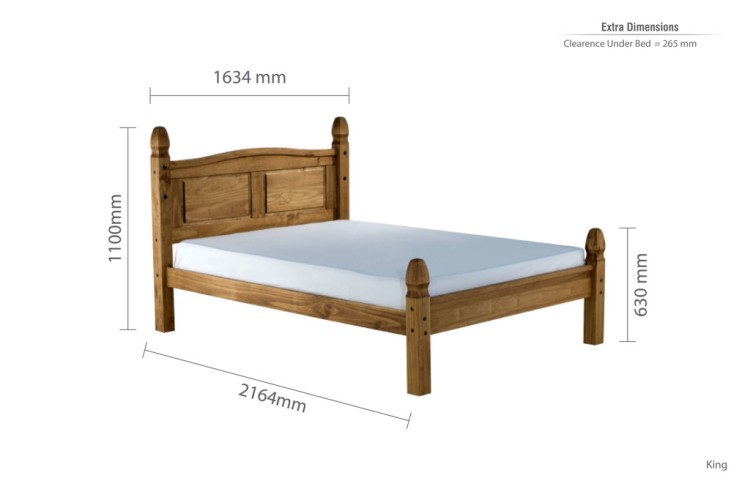 King standard cheap bed frame