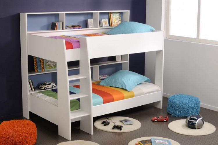 Parisot Tam 2 White Childrens Bunk Bed By Childrens Bunk Bed Frame Parisot