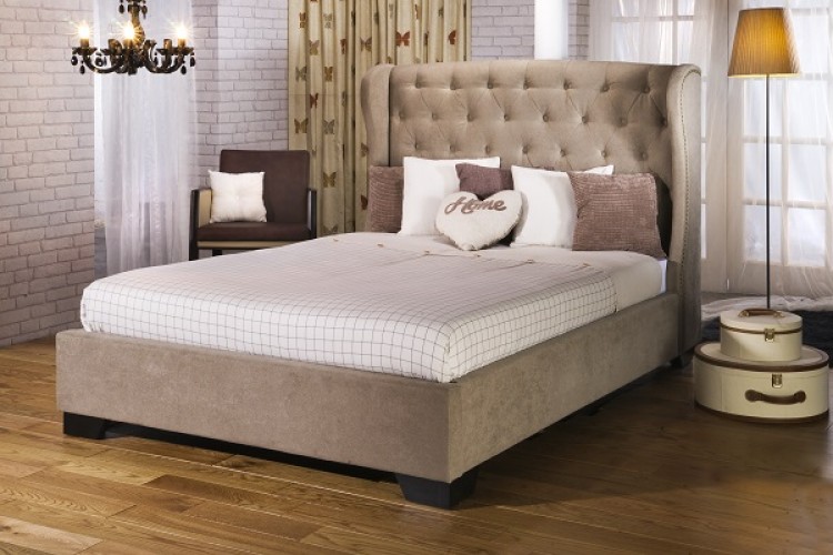 Limelight Capella 5ft Kingsize Fabric Upholstered Bed Frame By